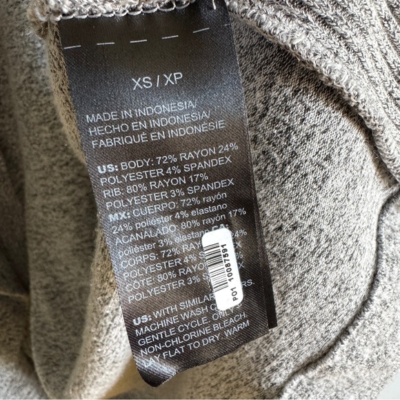 White House Black Market Open Front Cardigan Sweater Heather Gray Size XS - Picture 6 of 9